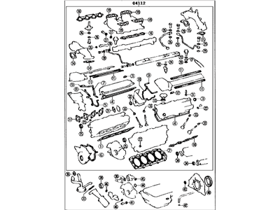 Lexus 04111-50045 Gasket Kit, Engine Overhaul