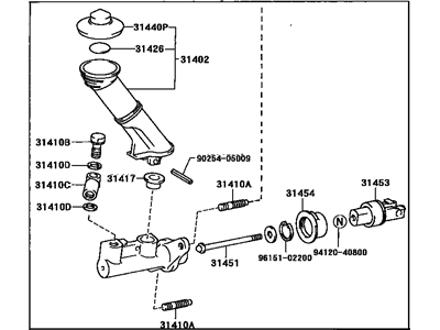 Toyota 31410-14310 Master Cylinder