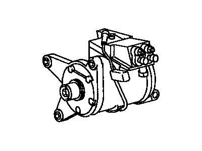 Lexus 88320-24140-84 Compressor,Reman A/C