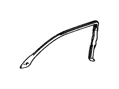 Lexus 62381-24060 Weatherstrip, Roof Side Rail, RH