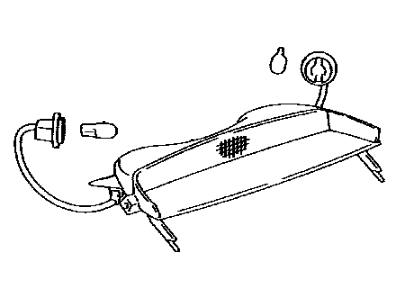 Lexus 81570-24050 Lamp Assy, Center Stop