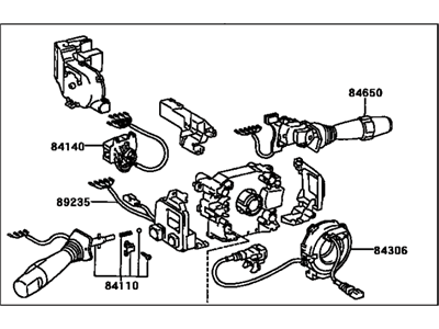 Lexus 84310-24710 Switch Assy, Turn Signal