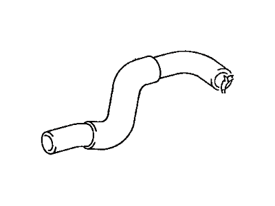 Lexus 16572-46060 Hose, Radiator, Outlet