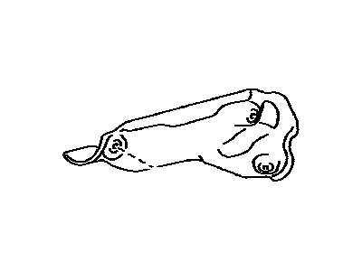 Lexus 17168-38100 Insulator, Exhaust Manifold Heat, NO.2