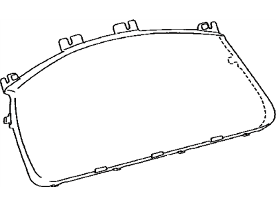 Lexus 83852-53E70 Glass, Combination Meter