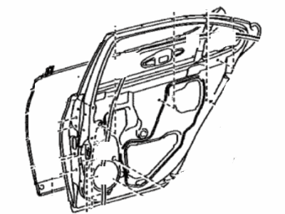Lexus 67004-50060 Panel Sub-Assembly, Rear Door