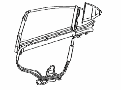 Lexus 65908-50022-C0 Curtain Sub-Assy, Rear LH