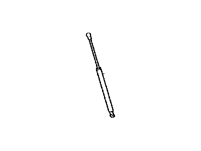Lexus 53450-50071 Hood Support Assembly, Left