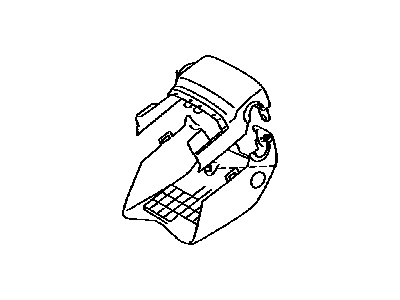 Lexus 45286-50973-C0 Cover, Steering Column