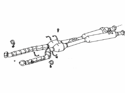 Lexus 17410-38210 Front Exhaust Pipe Assembly