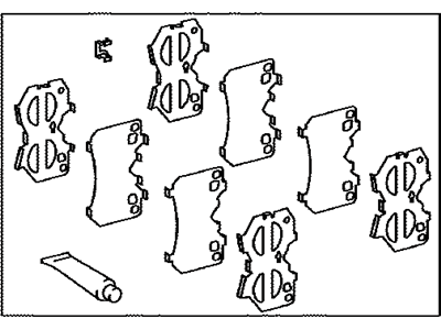 Lexus 04945-11010 SHIM Kit, Anti SQUEAL