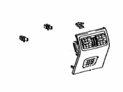 Lexus 58903-50040-A4 Panel Sub-Assy, Console Rear End