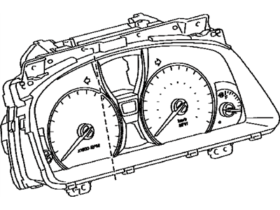 Lexus 83801-50640 Computer Sub-Assy, Meter No.1