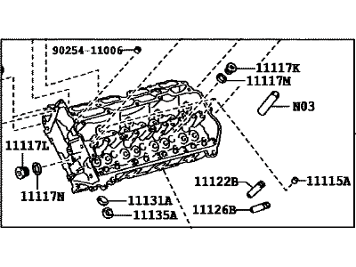 Toyota 11102-39335 Cylinder Head