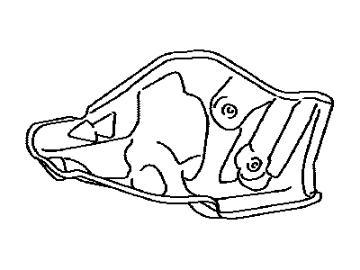 Toyota 17167-38060 INSULATOR, Exhaust Manifold Heat