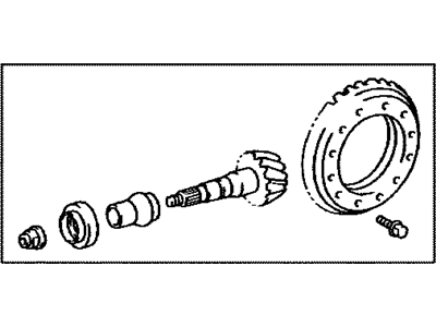 Toyota 41201-80496 Ring & Pinion