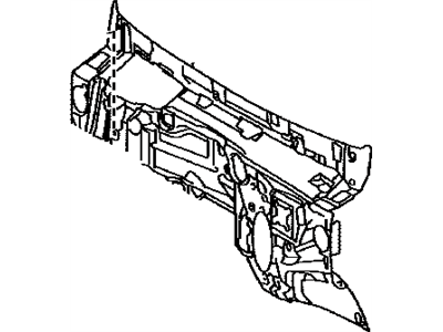 Lexus 55210-76030 INSULATOR Assembly, Dash