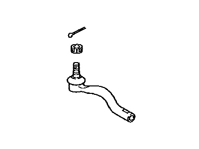 Lexus 45046-69235 End Sub-Assy, Tie Rod, RH