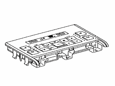 Lexus 87490-60030 Panel Assembly, Control