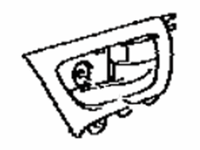 Lexus 67607-60020-A1 Rear Door Inside Handle Sub-Assembly Right