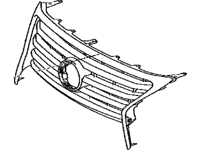 Lexus 53101-60570 Grille Sub-Assy, Radiator