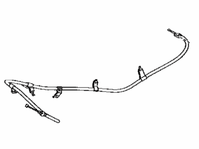 Toyota 46420-60090 Rear Cable