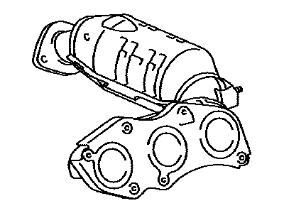 Lexus 17140-31200 Exhaust Manifold Sub-Assembly, Right