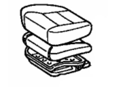 Lexus 71512-50080 Pad, Front Seat Cushion, LH (For Separate Type)
