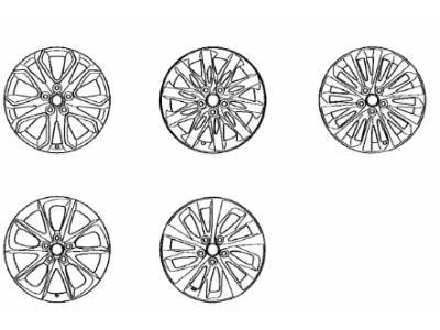 Lexus 4261A-50270 Wheel, Disc Chrome P