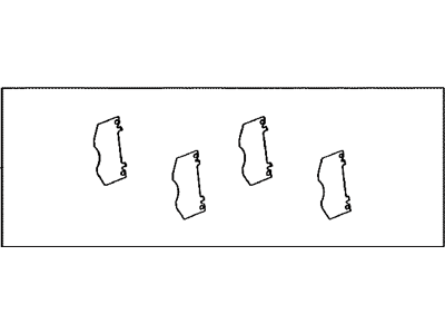 Toyota 04945-60090 Brake Pads Shim