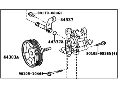 Lexus 44310-60570 Power Steering Pump