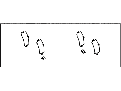 Lexus 04946-60141 SHIM Kit, Anti SQUEAL