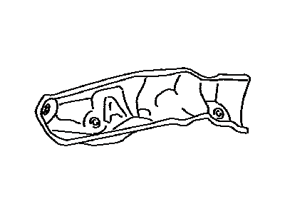 Lexus 17167-38140 INSULATOR, Exhaust Manifold Heat