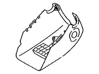 Lexus 45287-60550-C0 Cover, Steering Column