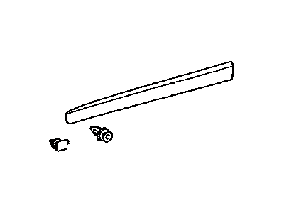 Lexus 75071-60060-A0 MOULDING Sub-Assembly, Front