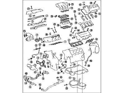 Toyota 04112-20200 Gasket Kit, Engine Valve Grind