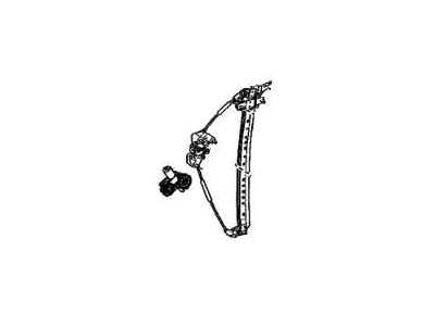 Lexus 69830-50080 Regulator Assembly, Rear Door Window
