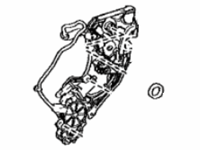 Lexus 69040-50411 Front Door Window Lock Assembly