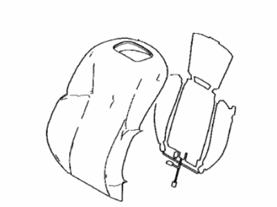 Lexus 71074-50E70-A6 Front Seat Cover Sub-Assembly