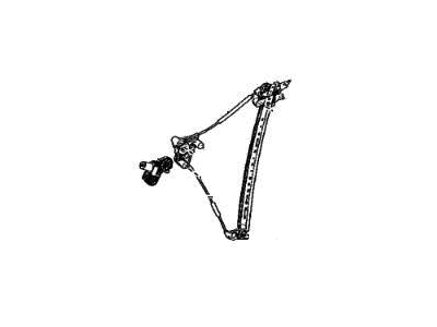 Lexus 69820-50090 Regulator Assembly, Front Door Window