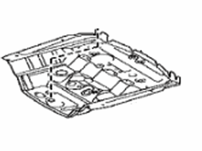 Lexus 58301-50905 Pan Sub-Assy, Rear Floor