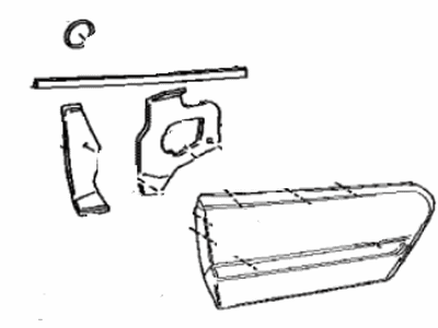 Lexus 81581-50290 Lens & Body, Rear Lamp