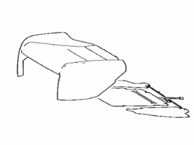 Lexus 71076-50D00-A0 Cover Sub-Assy, RR S