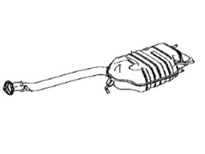 Lexus 17440-31290 Exhaust Tail Pipe Assembly