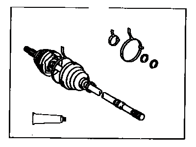 Toyota 43470-09180 Shaft Assembly, Front Drive Outboard Joint, Left