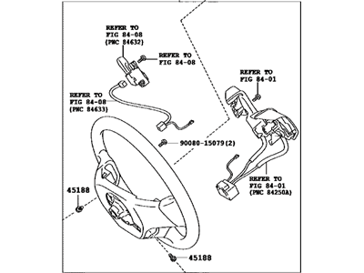 Lexus 45100-0E210-C0 Steering Wheel Assembly