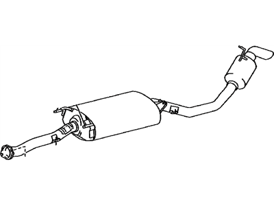 Lexus 17430-0P180 Exhaust Tail Pipe Assembly