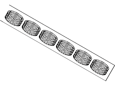 Lexus 13011-31161 Ring Set, Piston