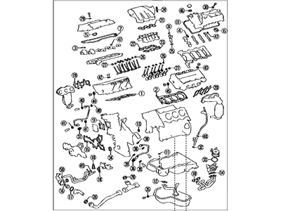 Toyota 04112-0P055 Valve Grind Gasket Kit