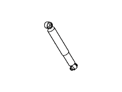 Lexus 48531-0E240 ABSORBER, Shock, Rear